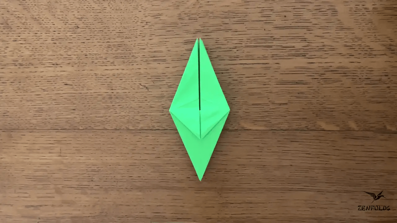 origami frog base